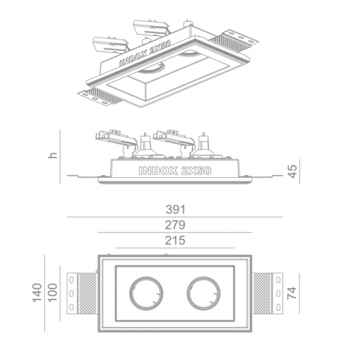 indox 2X50 fix ip54